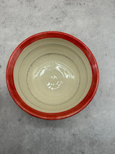 Load image into Gallery viewer, Red &amp; white Cereal Bowl - Porcelain
