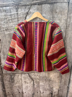 Upcycled Bomber Jacket - Antique Alpaca Textile