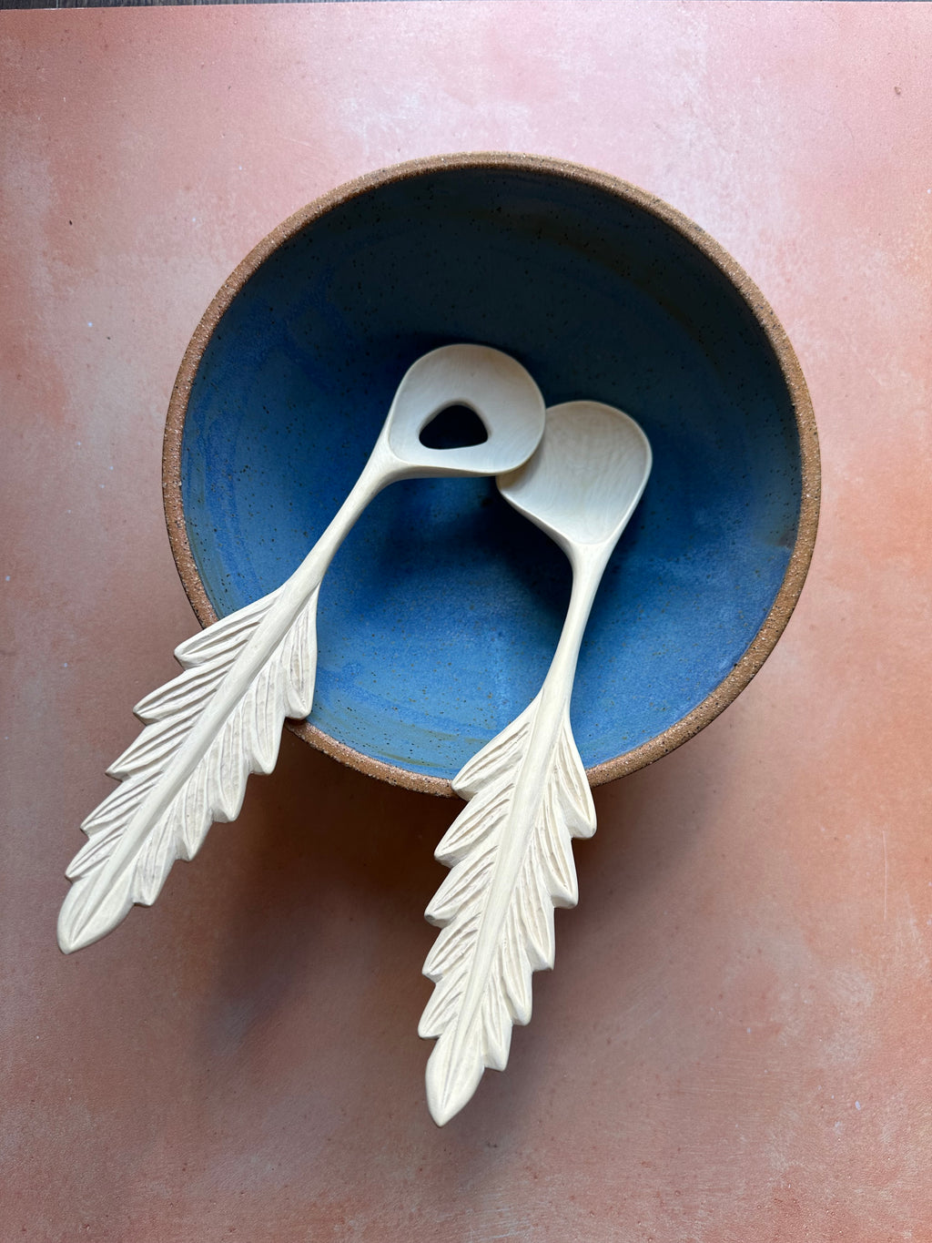 Wooden Utensil Set - Leaf