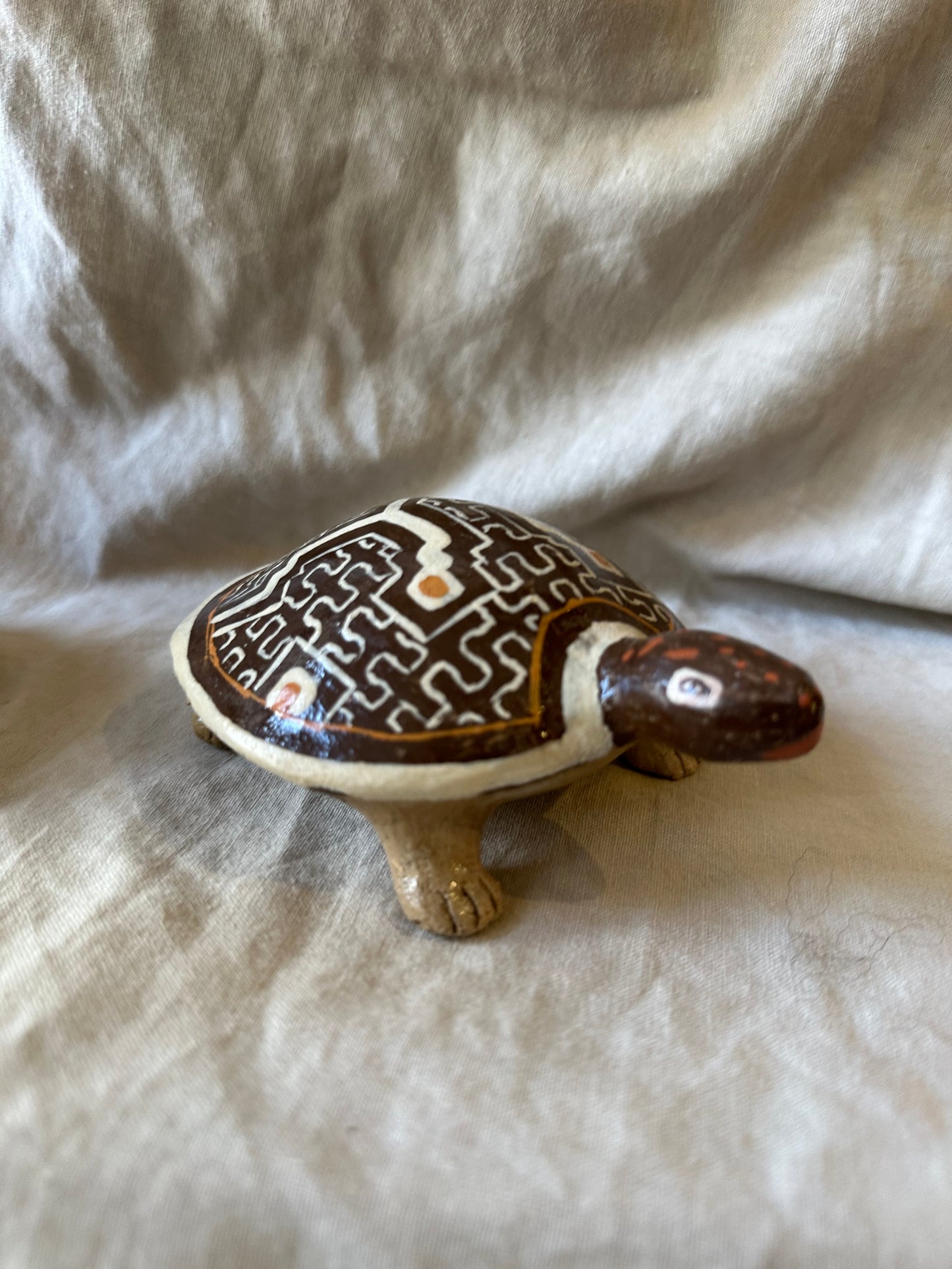 LShipibo Ceramic Turtle - two versions