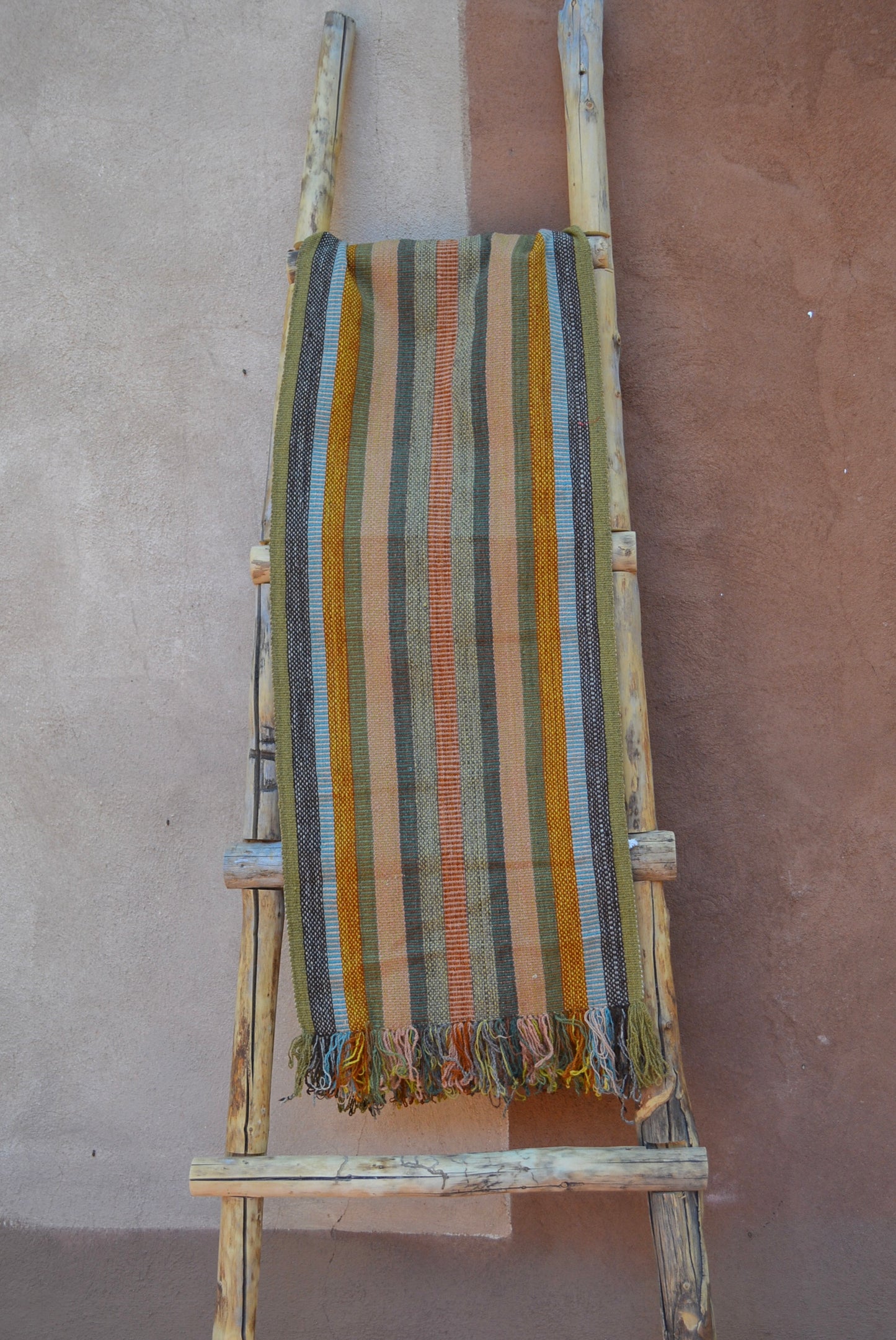 Table Runner Multicolor - Natural Dyed and 100% sheep wool
