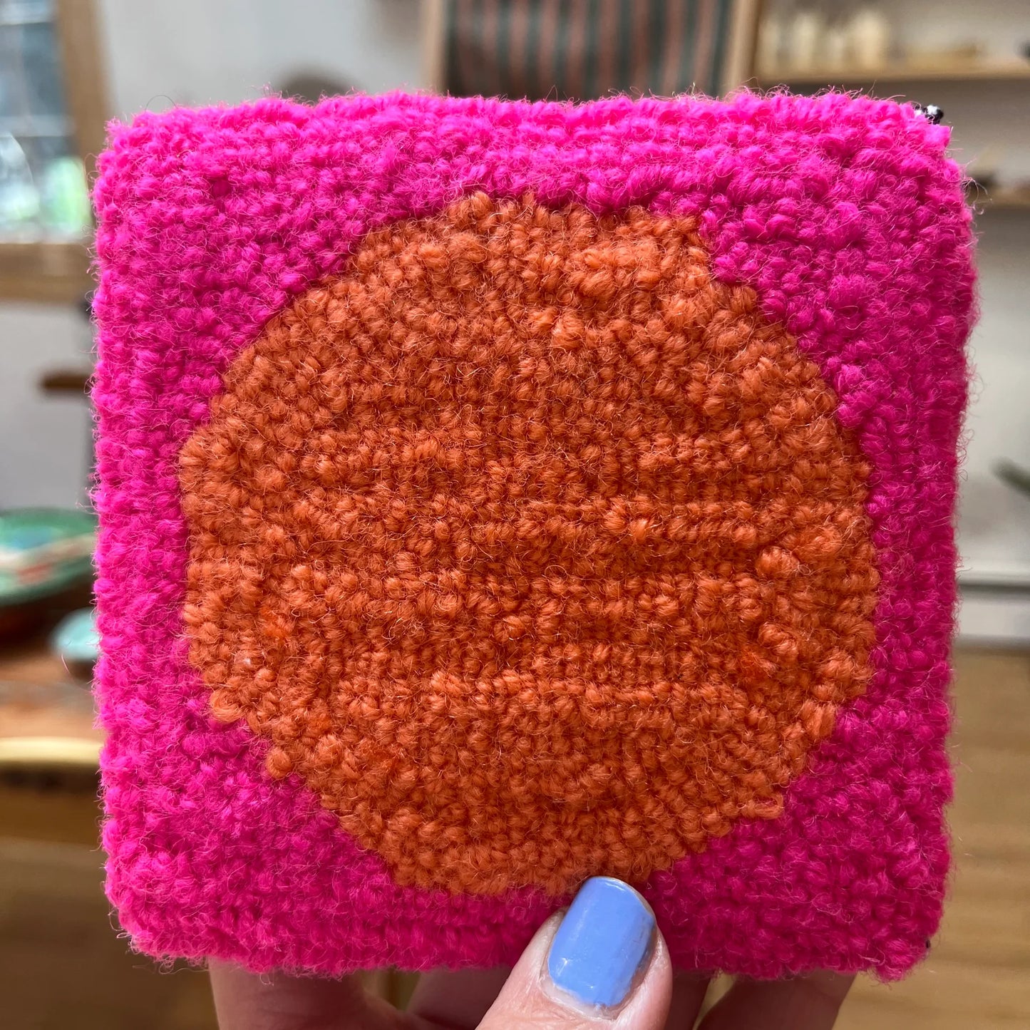 Coasters - Pink & neon melon