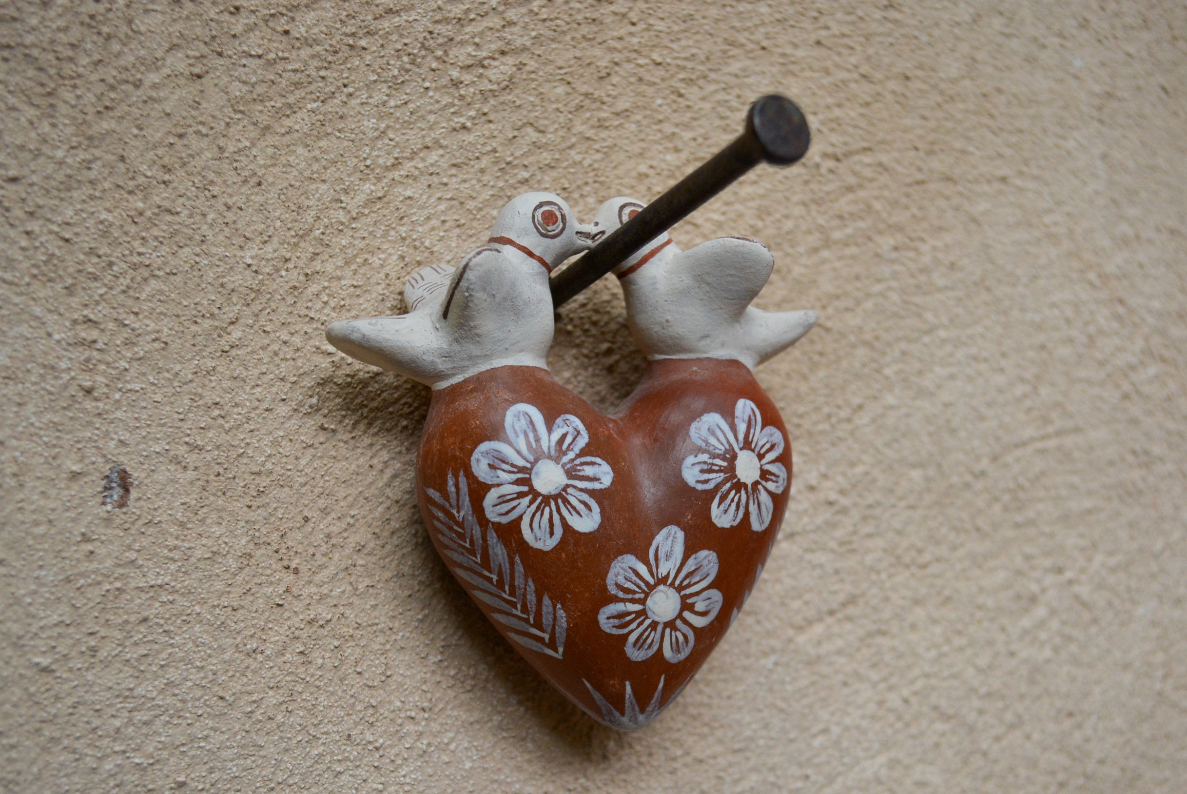 Little heart with birds - wall