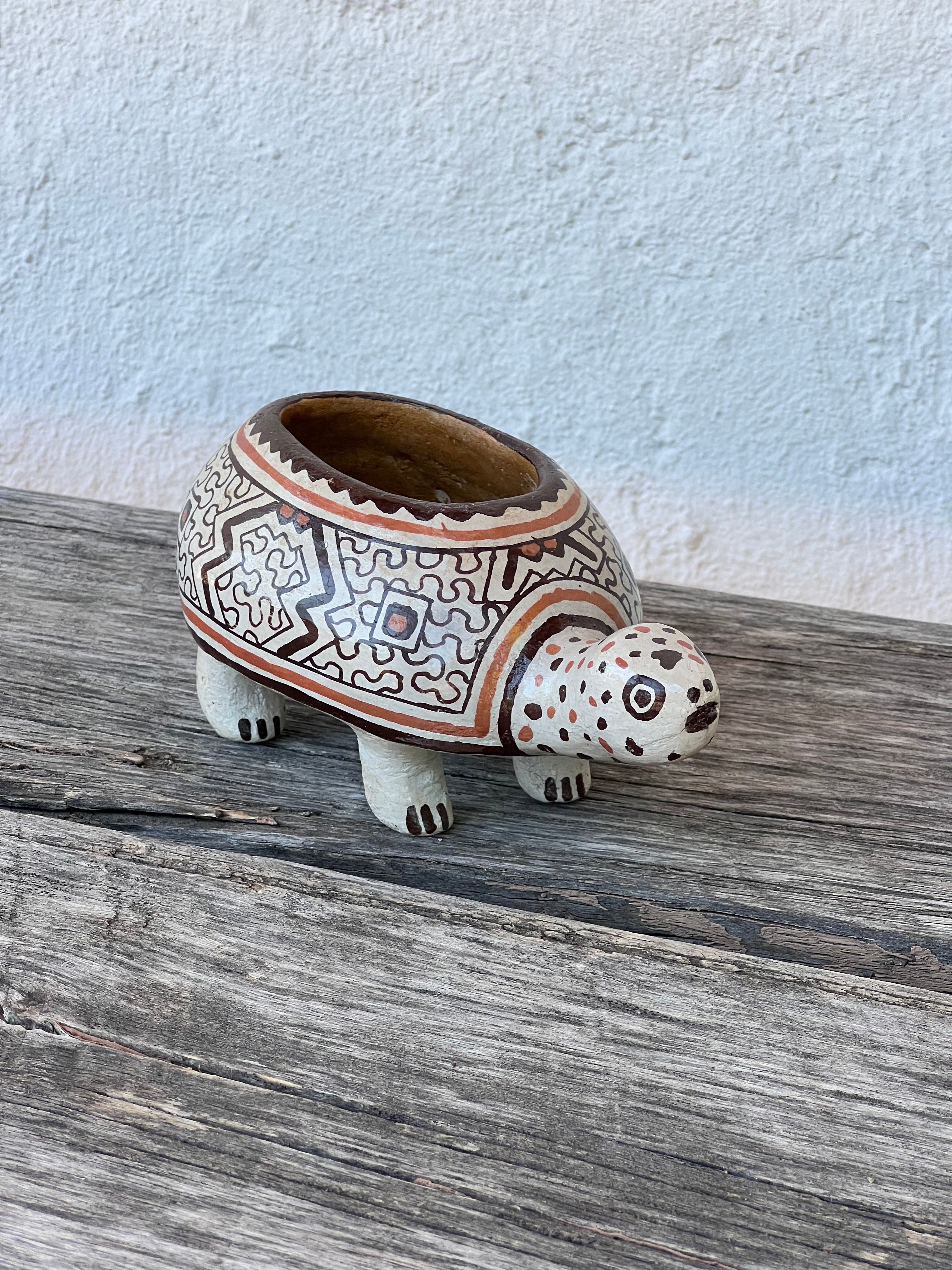 Shipibo Ceramic ~ Turtle bowl