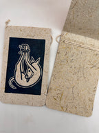 Frameable Note Cards ~ artisanal paper handcrafted from corn husks