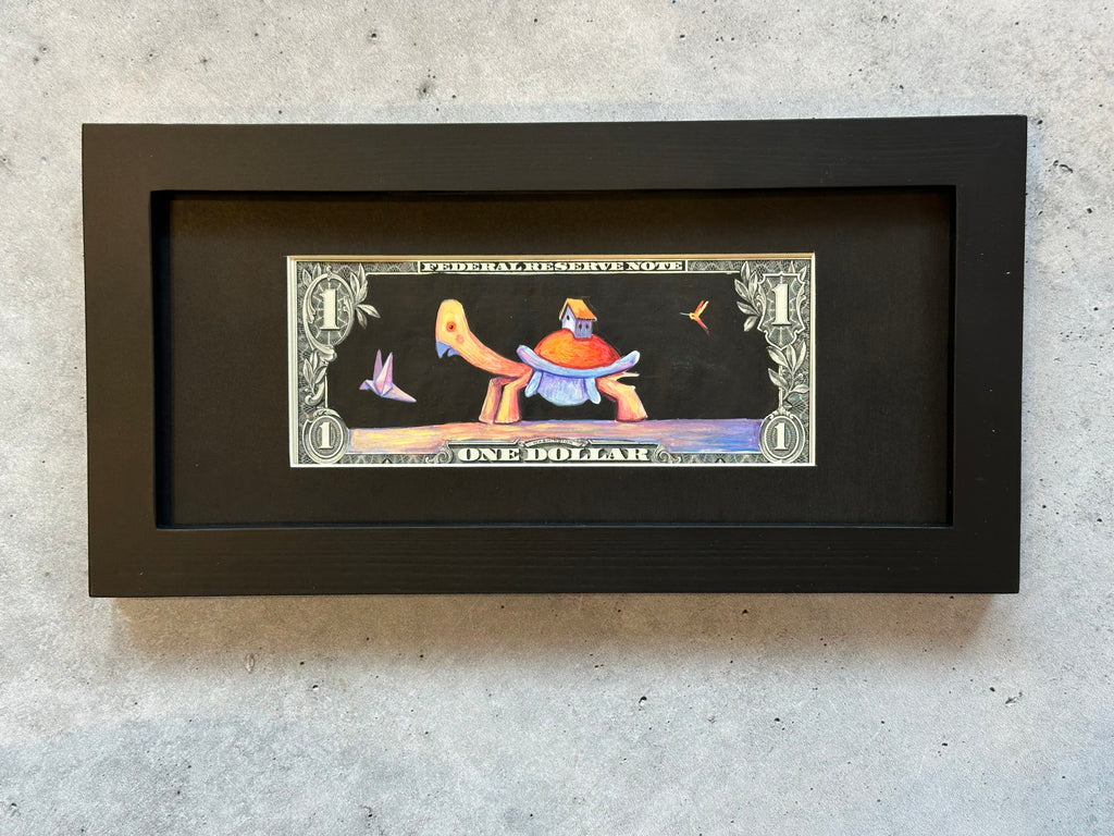 Dollar Migrante - Original illustrations - Framed