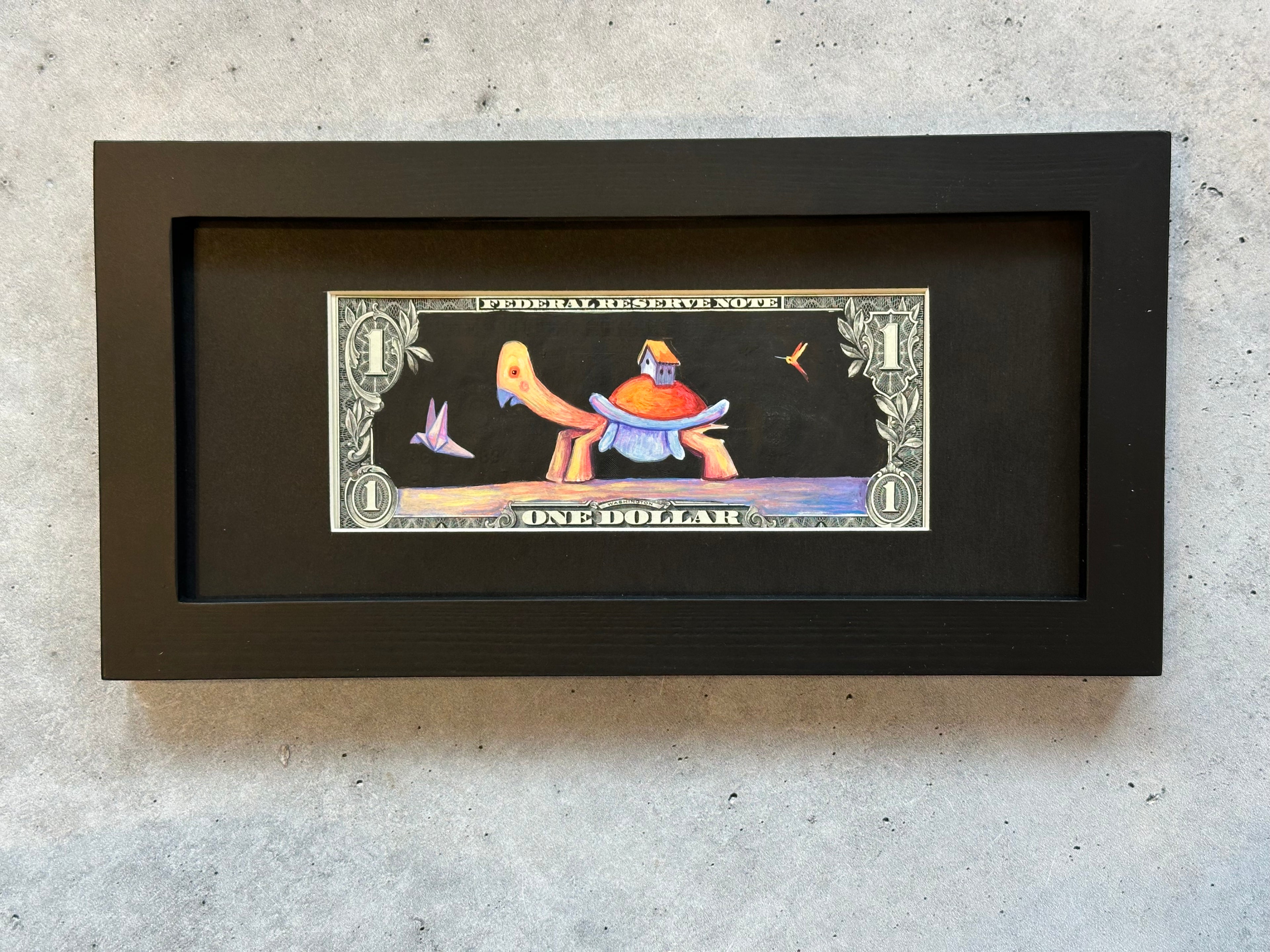 Dollar Migrante - Original illustrations - Framed