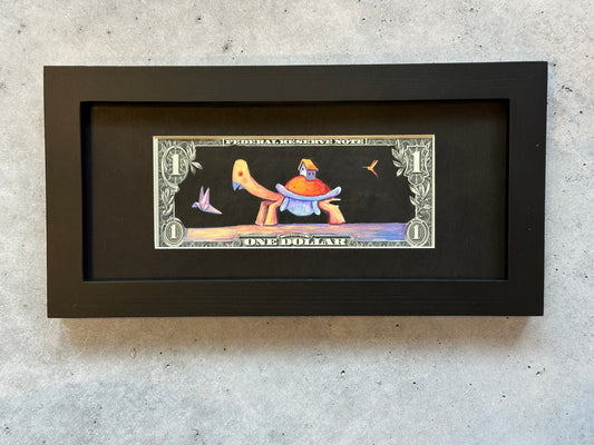 Dollar Migrante - Original illustrations - Framed