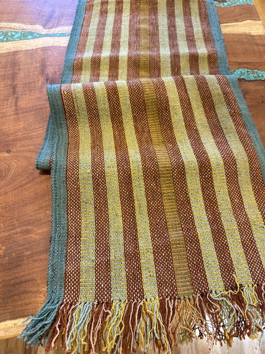 Table Runner - Multicolor earth tones - 12”x80”