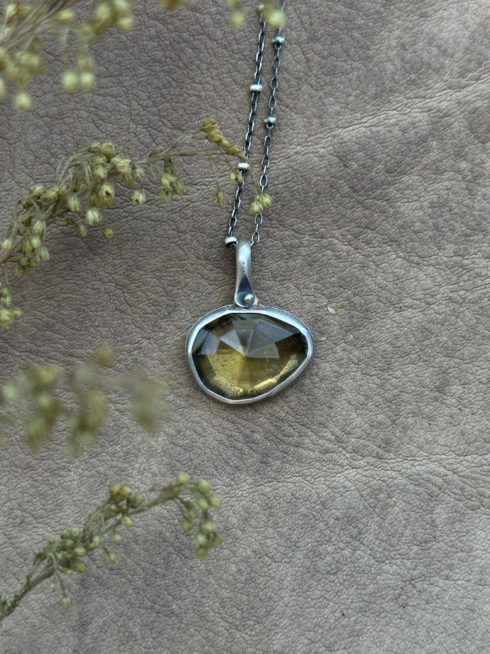 Citrine & Sterling Silver ~ Necklace
