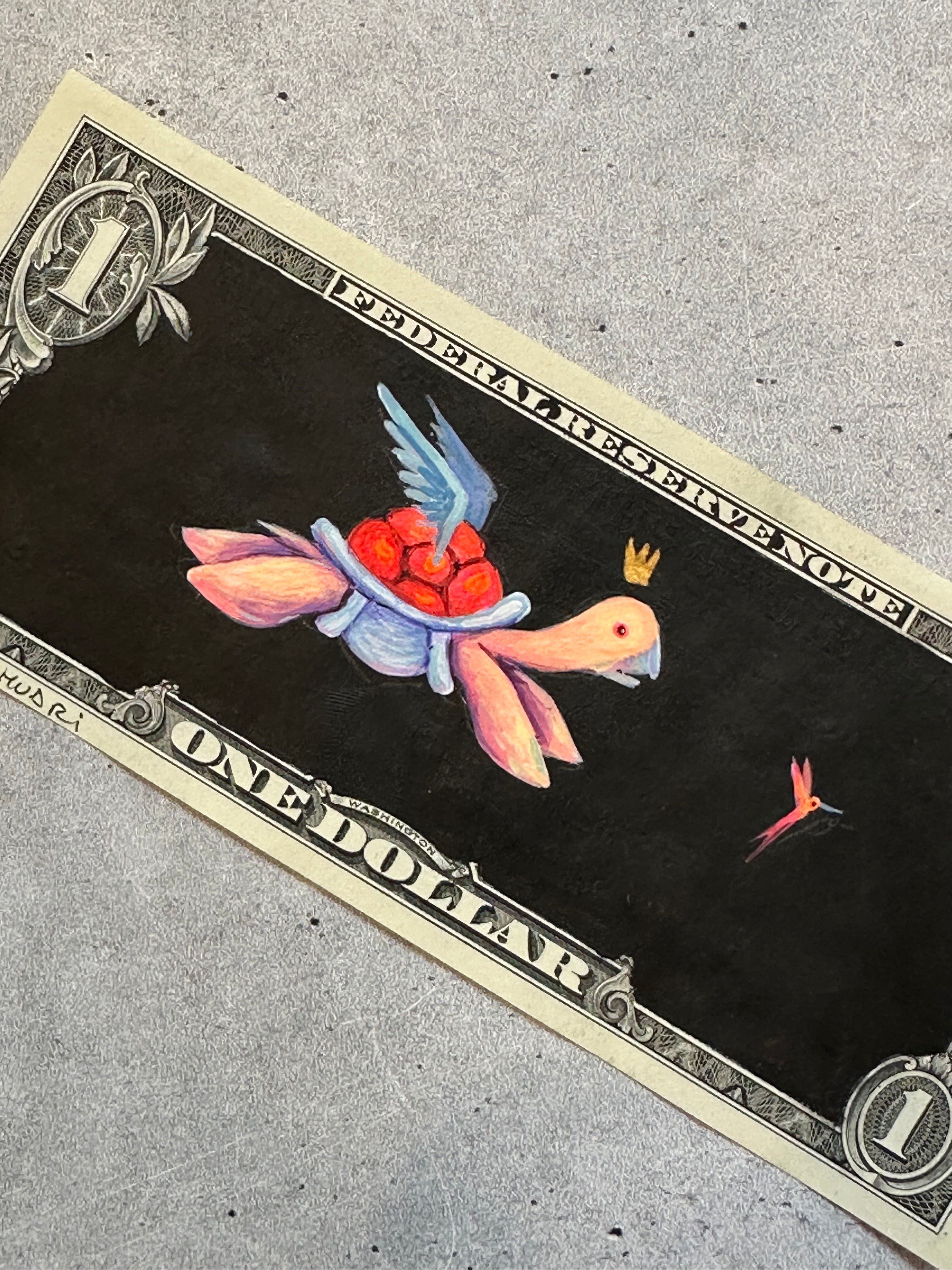 Dollar Migrante - Original illustrations - Framed