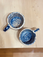 Speckled Blue Espresso Mugs