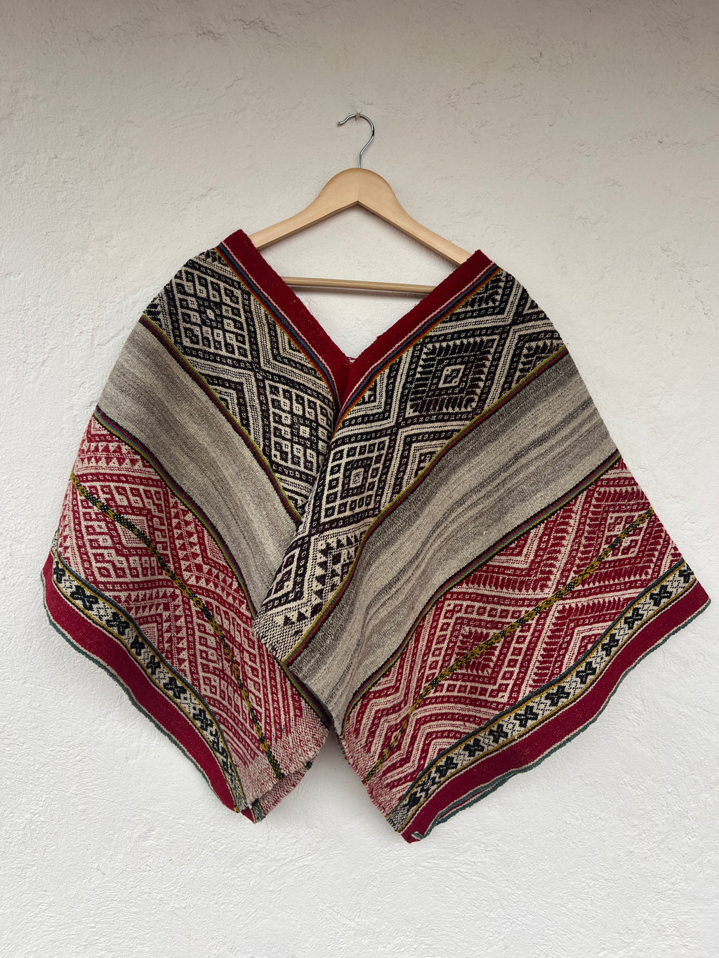 Handwoven Cropped Poncho