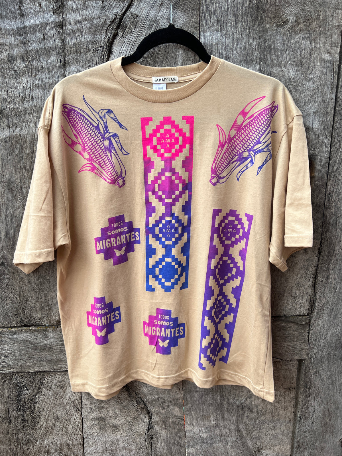 Boxy TShirt - Todos Somos Migrantes - Small