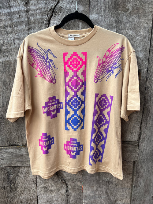 Boxy TShirt - Todos Somos Migrantes - Small