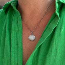 Load image into Gallery viewer, Rainbow Moonstone &amp; Sterling Silver ~ Necklace
