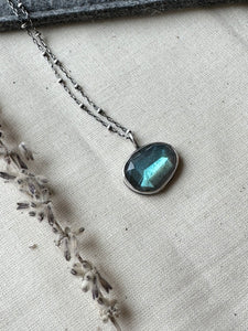 Labradorite & Sterling Silver ~ Necklace