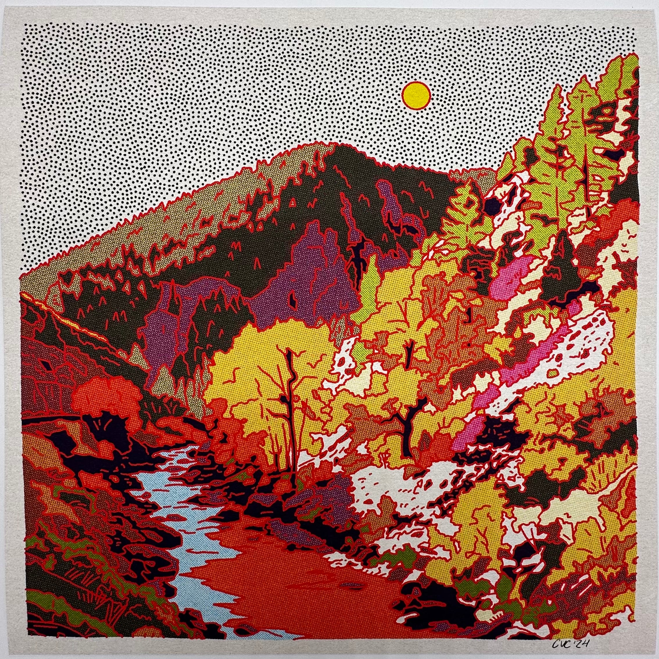 Northern Mountain #4 • 12”x 12” print