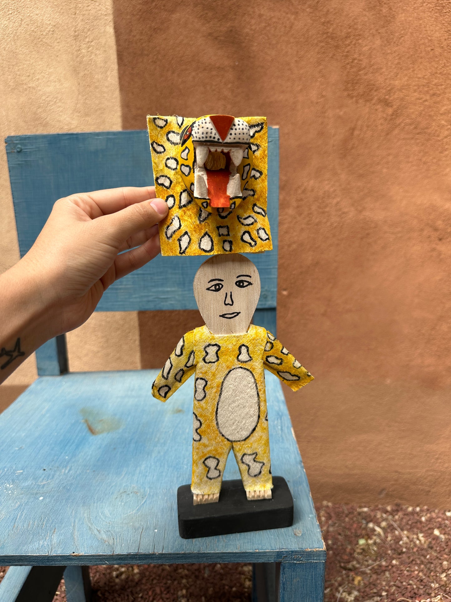 Small Pelazón doll - jaguar