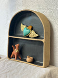 Treasure Shelf - Charcoal 7.5” Tall