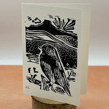 Load image into Gallery viewer, Individual ~ Hand-Printed Bluebird Greeting Cards
