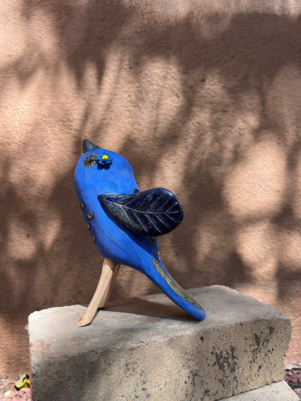 Blue Bird Sitting