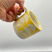 Load image into Gallery viewer, Yellow and White mug - Porcelain
