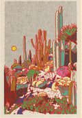 Cactus Planet #1 . two sizes