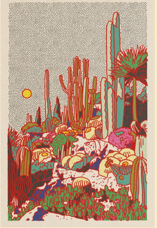 Cactus Planet #1 . two sizes