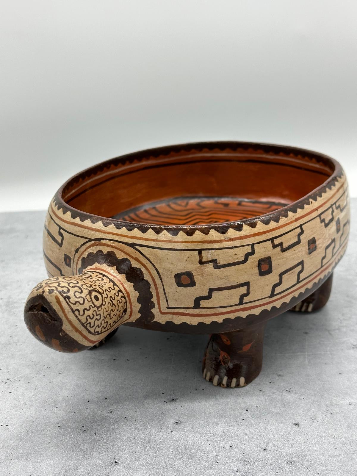 Shipibo Ceramic Turtle bowl