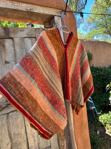 Cropped Poncho ~ Handwoven