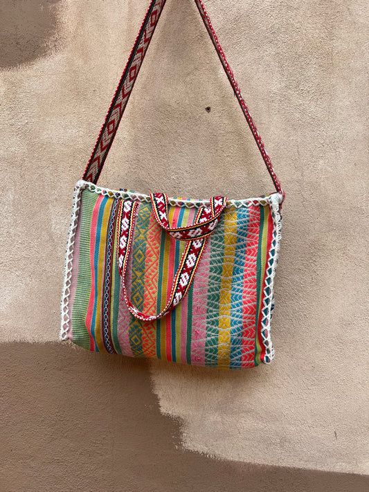 Bags with strap ~ Upcycled Andean Blanket