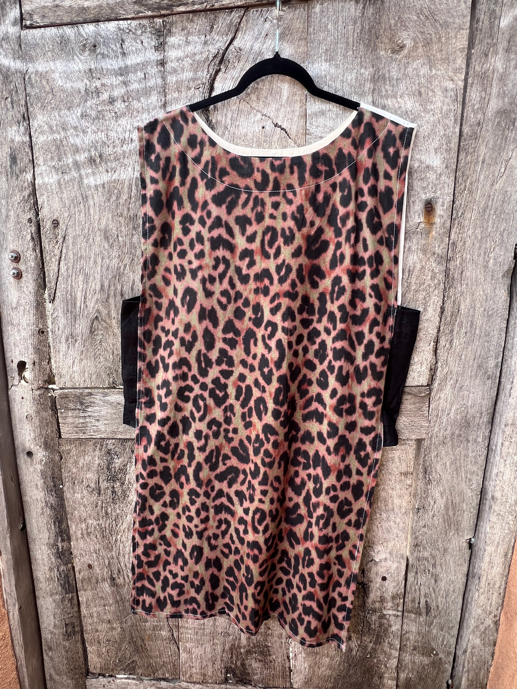 Open Tunic - Andean Trilogy Inspired with Animal Print Back- M/L