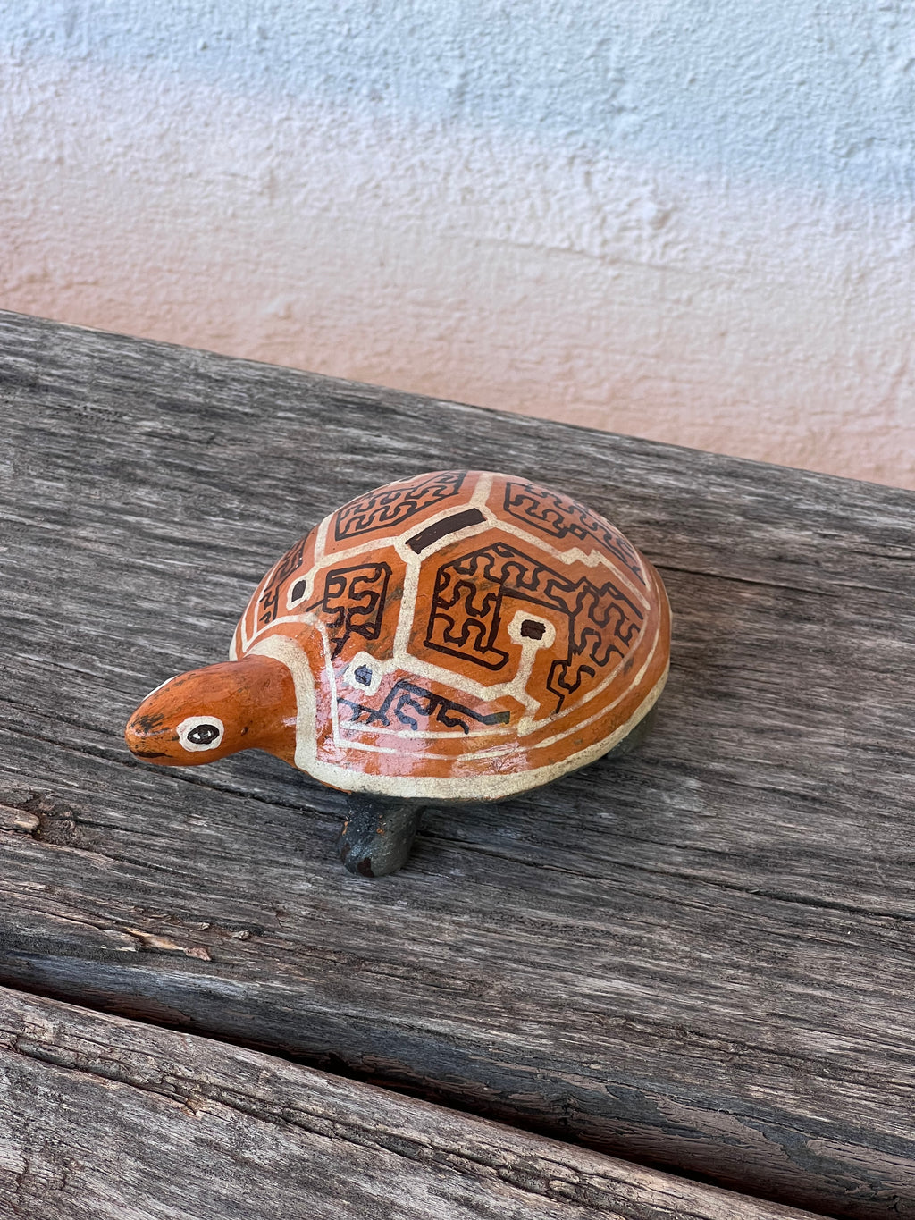 Shipibo Ceramic Turtle - three versions