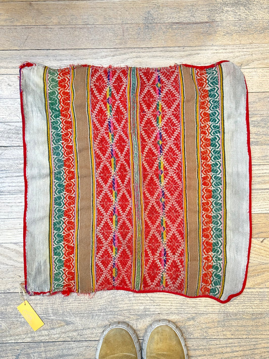 Antique table Cloth ~ Andean textiles