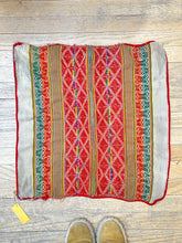 Load image into Gallery viewer, Antique table Cloth ~ Andean textiles
