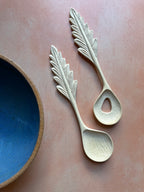 Wooden Utensil Set - Leaf
