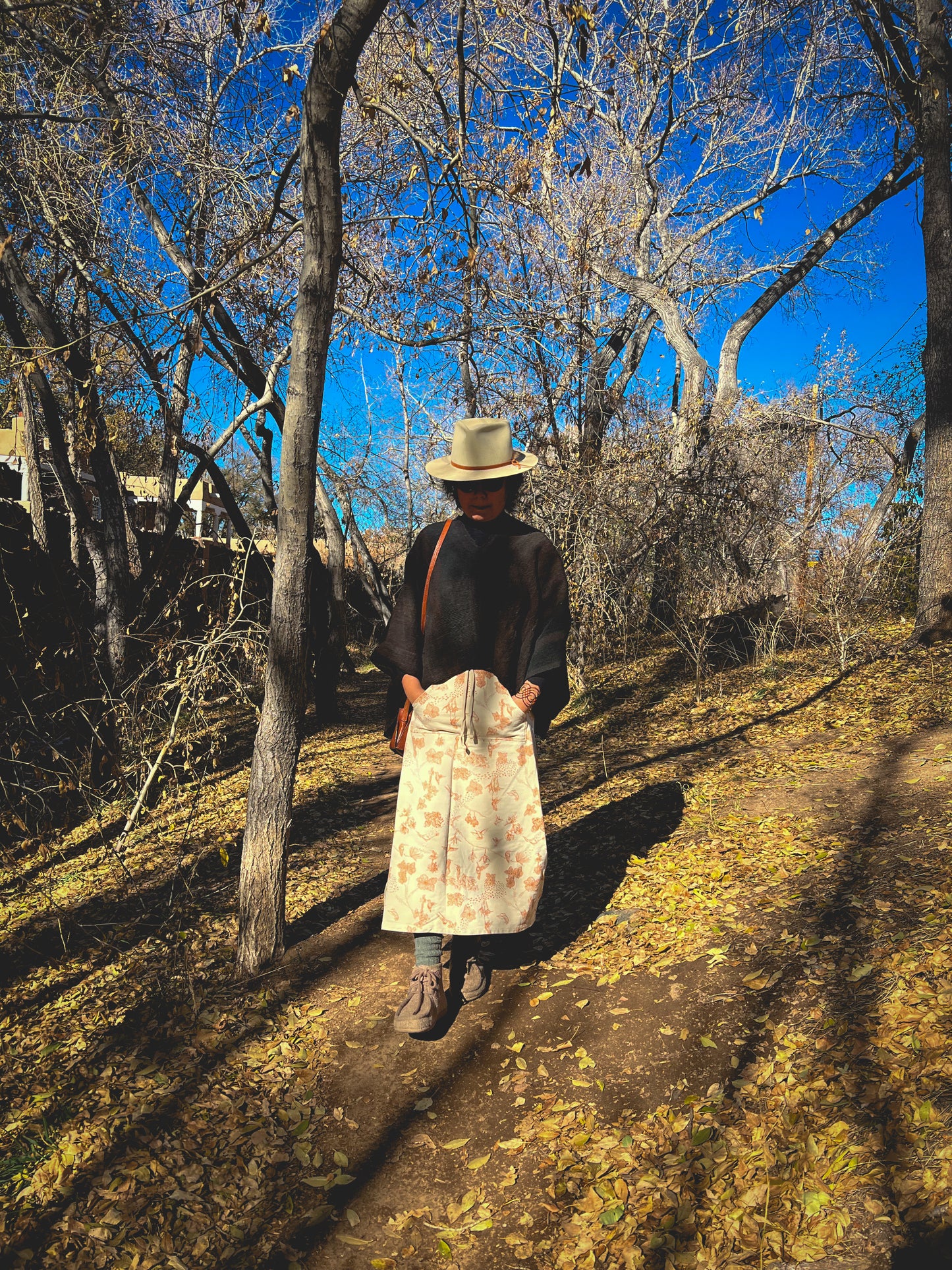 Cropped Poncho ~ Handwoven