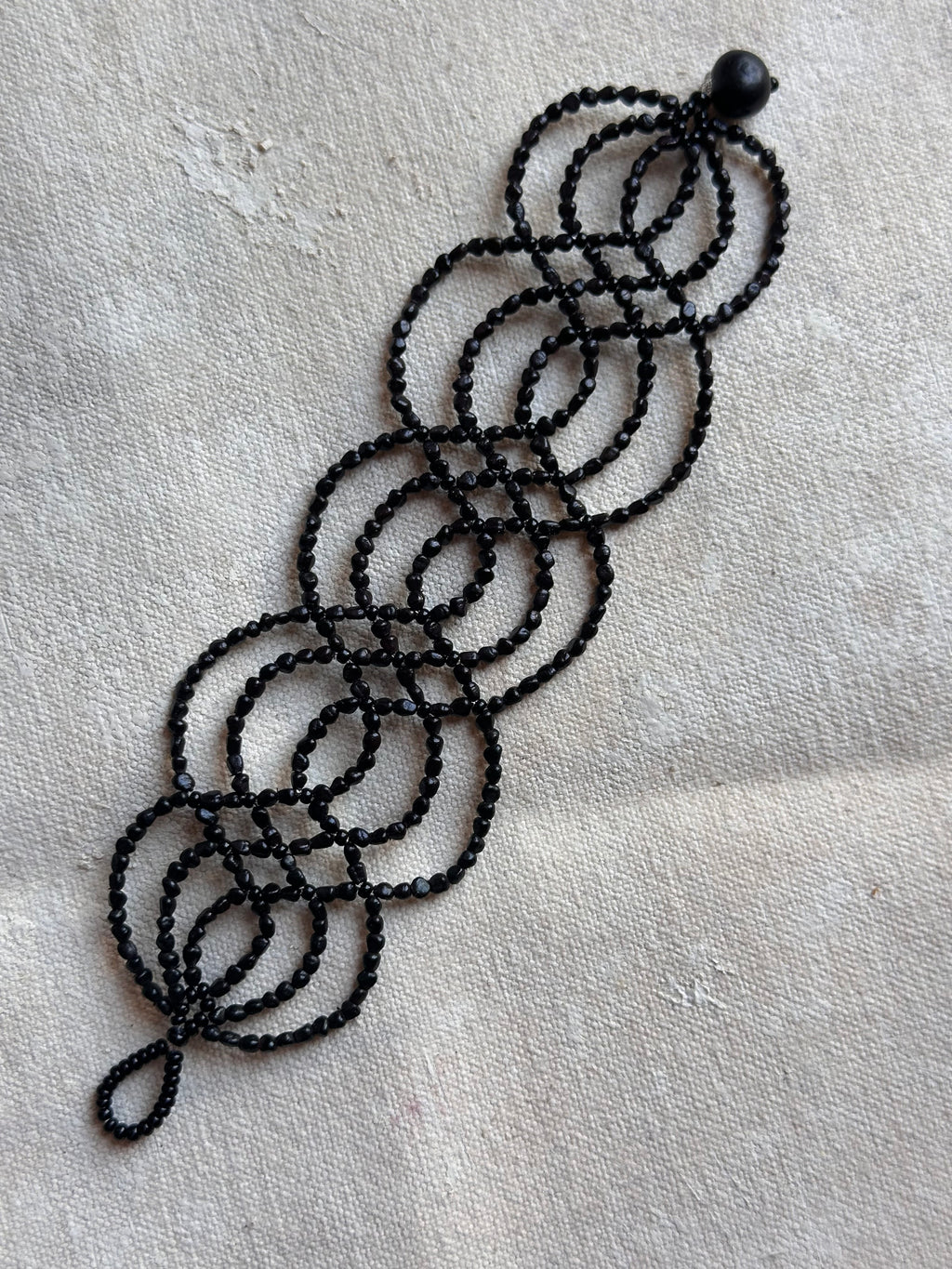 Bracelet Ikish - Black ~ Narrow version