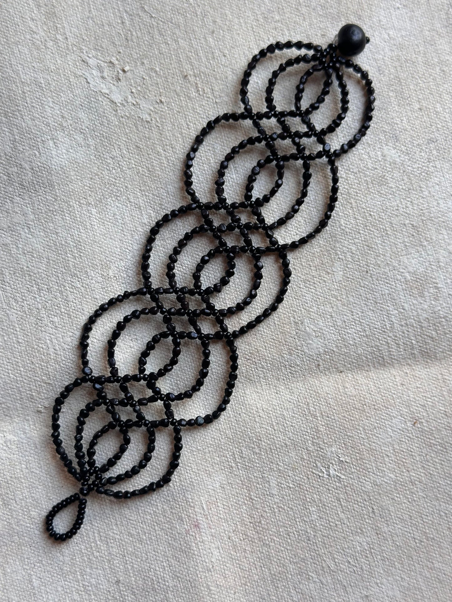 Bracelet Ikish - Black ~ Narrow version