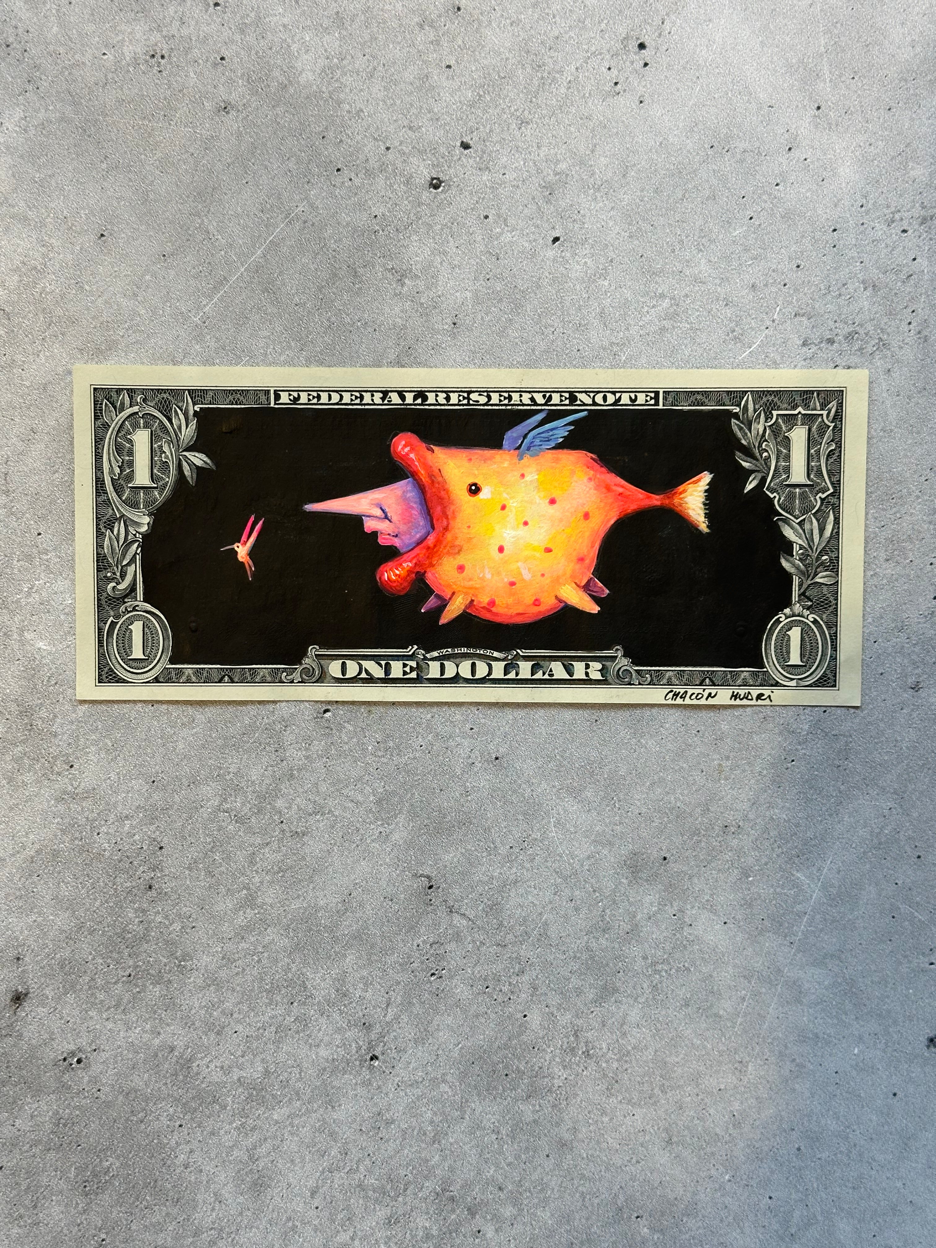 Dollar Migrante - Original illustrations - Framed