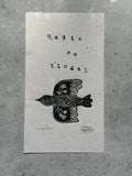 “Nadie es Ilegal” Small Linocut