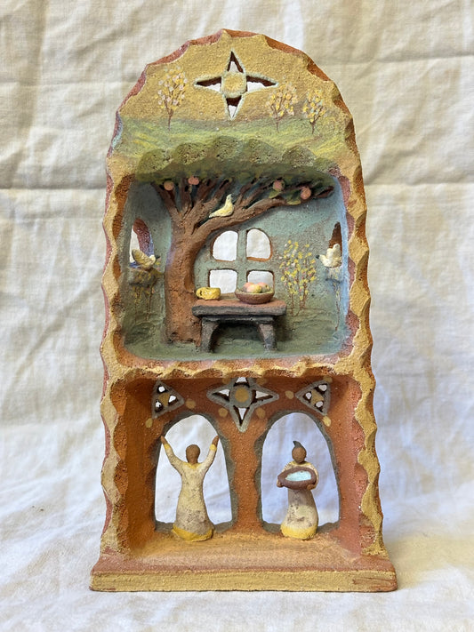 Little altar sculpture ~ Morning Ritual