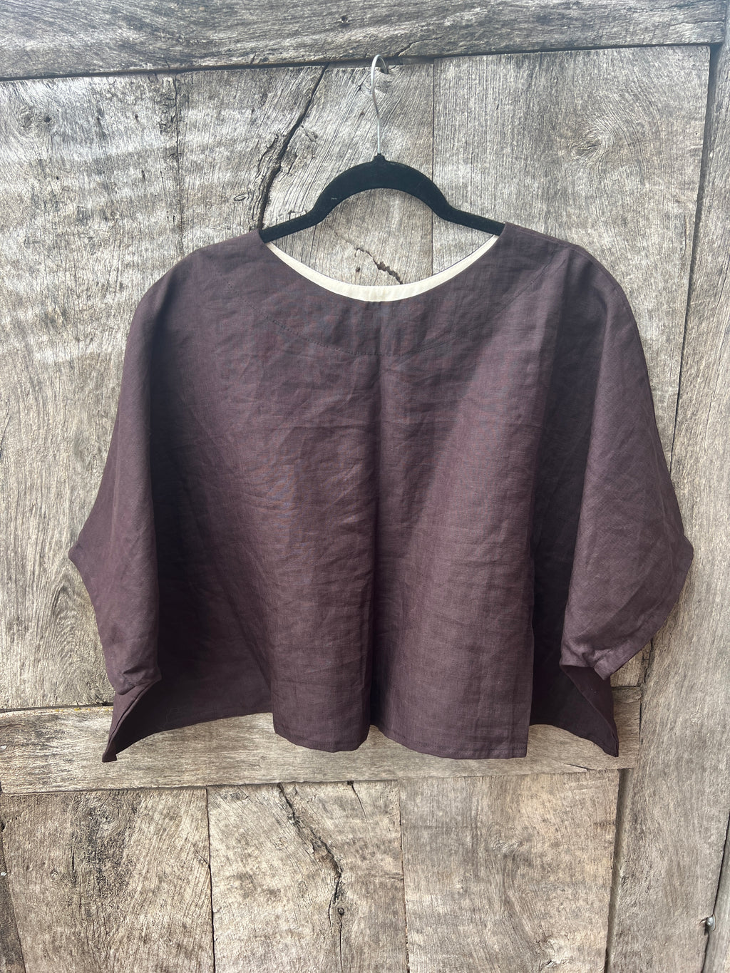 Screenprinted Draped Top • One Size Fits All