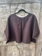 Screenprinted Draped Top • One Size Fits All