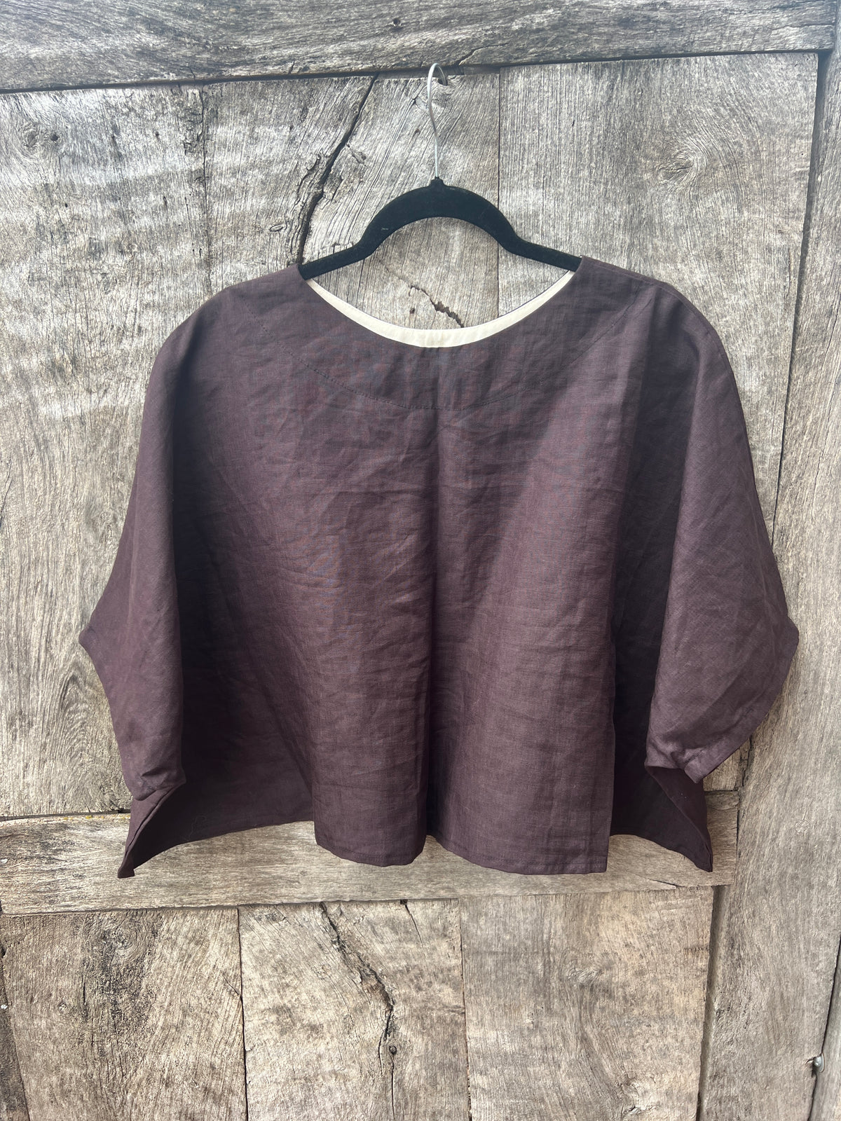 Screenprinted Draped Top • One Size Fits All