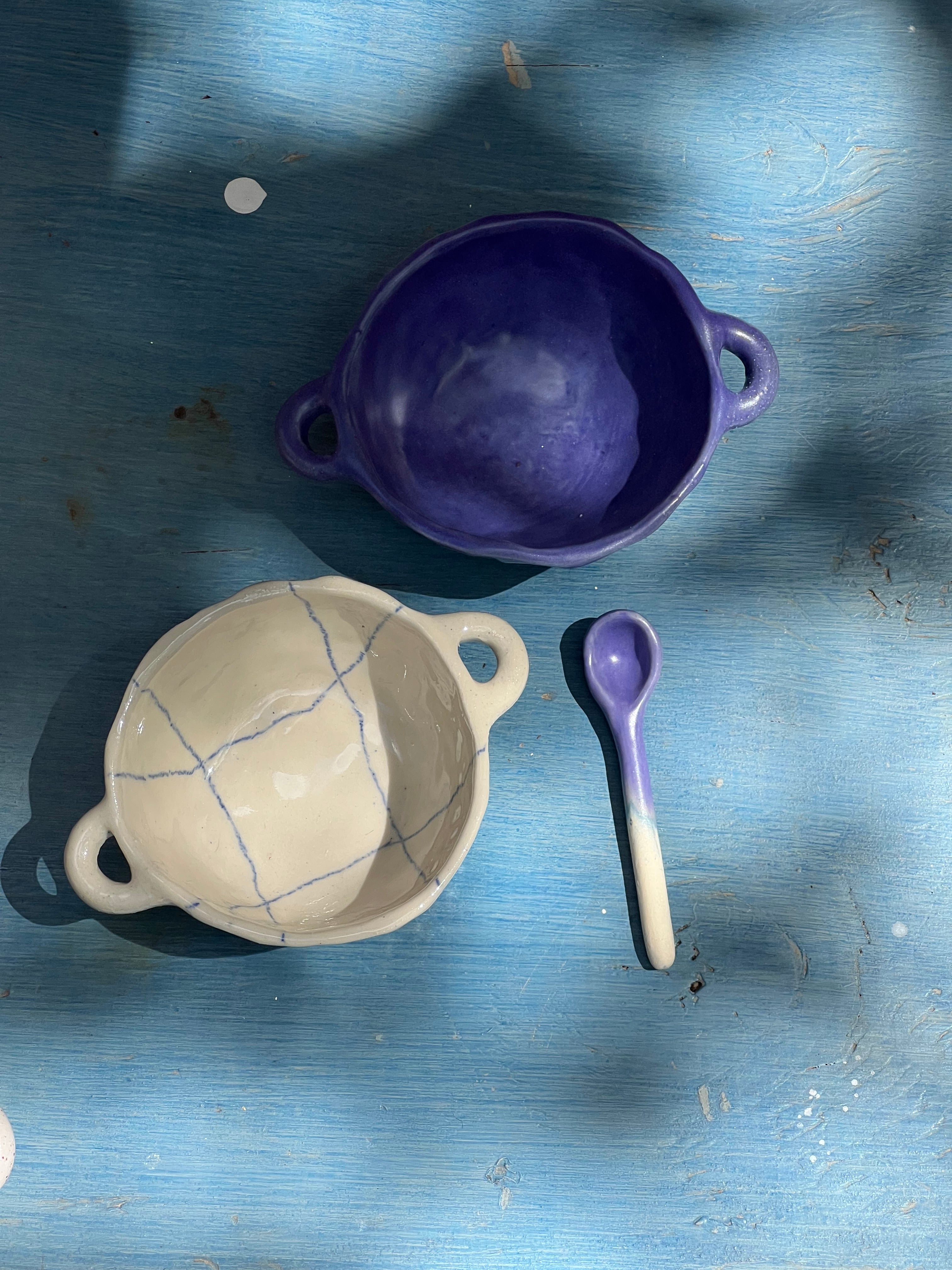 Little bowls with Handles - Assorted Colors