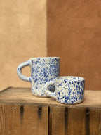 Speckled Blue - Coil Handle - two versions