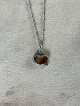 Load image into Gallery viewer, Red Rutilated Quartz &amp; Sterling Silver ~ Necklace
