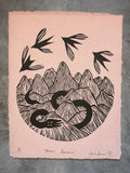 Paraiso Andino - Lino Print 11.5" x 15"